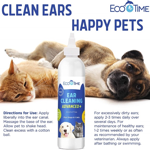 EcoTime Dog Cat Ear Cleaner Treatment - Picture 3 of 4